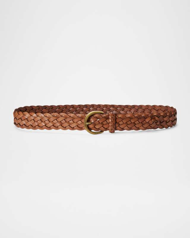 Braided Leather Belt